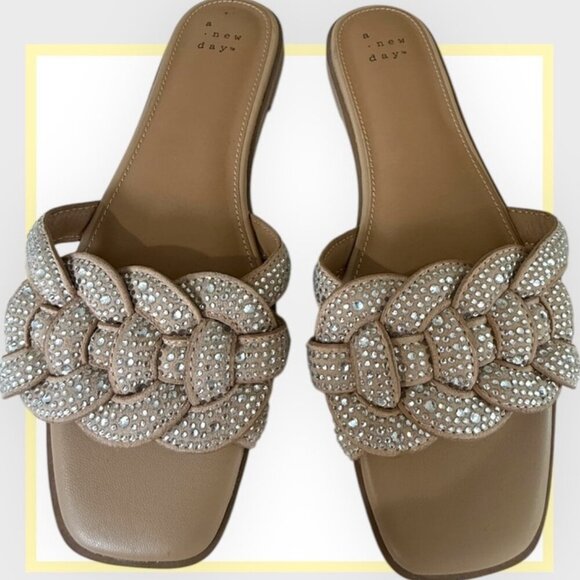 A New Day  - Sparkle Slide Sandal - Picture 1 of 2